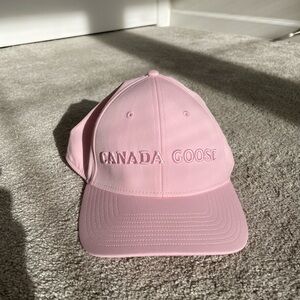 Canada Goose Light Pink Baseball Cap Hat